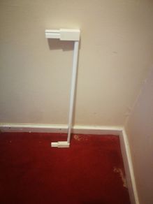 Stair gate extension bar