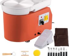 350W Electric Pottery Wheel 25cm LCD Touch Screen