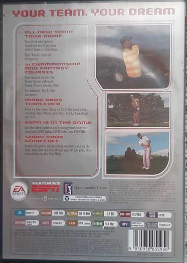Tiger Woods PGA Tour 07 for PC Classics Edition