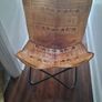 Unique leather butterfly chair Image 3