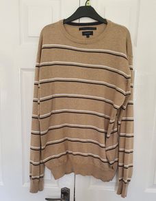 gant pima cashmere jumper size xl sand in fab condition