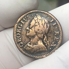 1754 Farthing George II