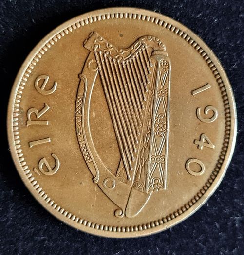 Ireland 1940 Excellent penny coin