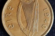 Ireland 1940 Excellent penny coin