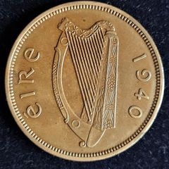 Ireland 1940 Excellent penny coin