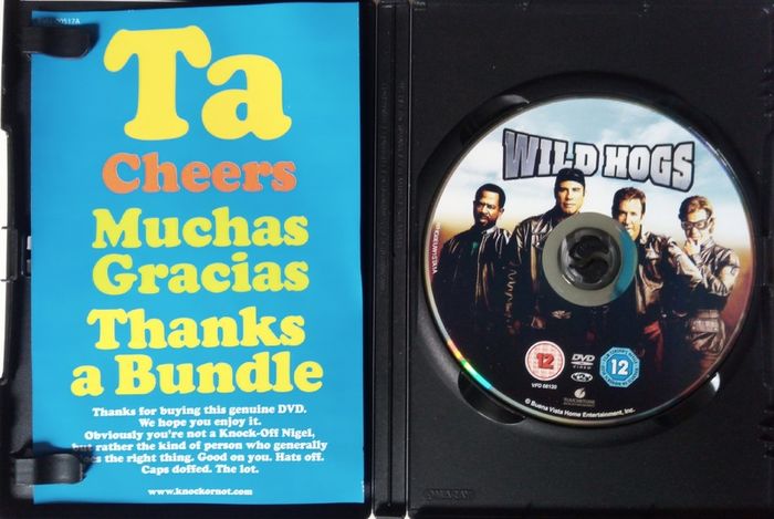 Wild Hogs [2007] Tim Allen, John Travolta, Martin Lawrence & William H. Macy [1xDVD Movie]