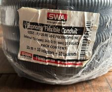 SWA Economy Flexible Conduit 20mm - 10m pack with fittings