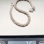 Signed 925 Sterling Silver Wheat Bracelet Image 8