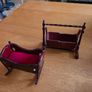 Dolls house furniture for nursery, cradles, highchairs and more Image 10