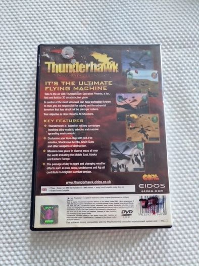 Thunder Hawk Operation Pheonix PlayStation2 Ps2 Games Original