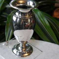 Antique Victorian Solid Silver Posy Vase, Deakin & Francis, 10cm, 47.5g