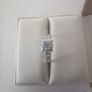 white gold solitaire engagement ring Image 7