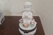 cherub trinket box