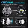 2PCS 3 Inch Bi LED Projector Headlights Lenses for Hella LED Lights Projector 120W 40000LM Diode Headlamp Car Accessories Image 2