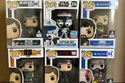 Funko Pop! Bundle x6: Dexter | Joel | Ellie | Captain Rex | Kratos | Daryl Dixon