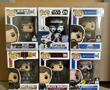 Funko Pop! Bundle x6: Dexter | Joel | Ellie | Captain Rex | Kratos | Daryl Dixon