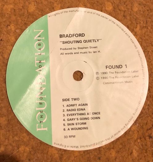 Bradford - Shouting Quietly (1990)