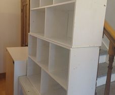 2 ikea units and dressing table