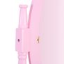 Bedroom Furniture Pink Dressing Table 3-Drawer Makeup Dresser Set with Stool Oval Mirror Image 8