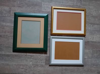 Frames x 3 bespoke