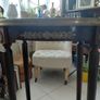 antique French Louis XVI style side table marble top Image 4