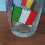 Fabulous Rare Set of Three Boyne Valley Honey EU Flags Glasses:  Belgium/Italy, Spain/Ireland and Luxembourg/United Kingdom Image 7