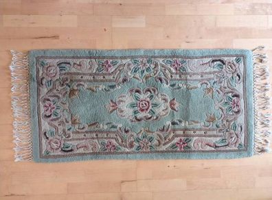 Green Chinese Style Rug (2x4 foot)