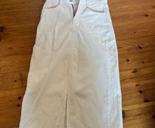 white skirt