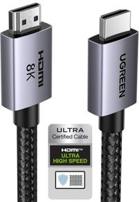 HDMI 2.1 Cable Certified 10K 8K 4K 1440P@240/165/120Hz eARC HDR Dolby Vision Atmos HDCP 2.3 48Gbps Ultra High Speed Compatible with PS5 Xbox Series X/S Laptop TV Soundbar Game Monitor PC(1M)
