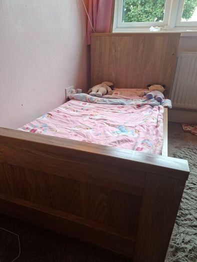 Babystyle Bordeaux Cot Bed, Oak