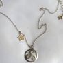 Vintage sterling silver 925 Irish Celtic Knot Clover Pendant And Chain L-17"  4,90g Image 2
