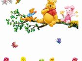 Winnie the Poohand Friends on Tree Decal Children Room Wall Stickers