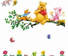 Winnie the Poohand Friends on Tree Decal Children Room Wall Stickers