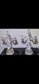 antique sitzendorf candelabra