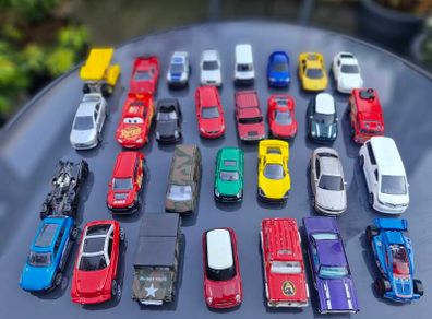 Collection of toy cars