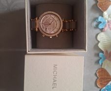 MICHAEL KORS MK5896 Stainless Steel Blush Acetate Rose Gold Analog Women's Watch