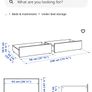 Malm under bed storage Image 2