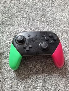 Splatton 2 Nintendo switch pro controller
