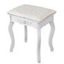 Three oval mirror seven drawer princess table for christmas gift Image 3