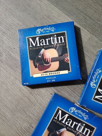 4sets of Martin acoustic guitar strings 13/46 gauge