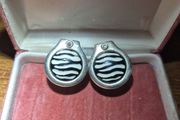Vintage Zebra Earrings