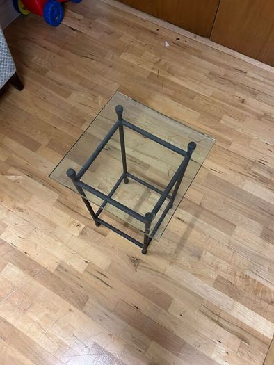 Glass Side Table
