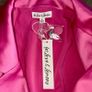 For Love & Lemons Pink Satin Cut-Out Blazer Dress Size  S Barbiecore Party Mini Image 3