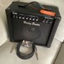 Squier ( by Fender ) Mini Precision Bass Guitar (Black) and Harley Benton 20w Bass Amplifier Image 9