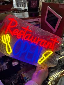 Neon LED Restaurant Open Sign Business Office Deli