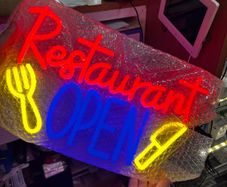 Neon LED Restaurant Open Sign Business Office Deli