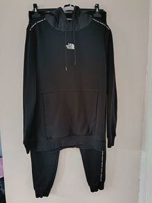 The North Face Tracksuit Set Black Large Hoodie Joggers