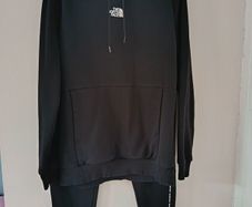 The North Face Tracksuit Set Black Large Hoodie Joggers