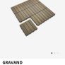 33 x Jysk Grey Decking Tiles (30x30cm) Image 2