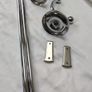 Stainless Steel Vintage Double towel holder Image 8